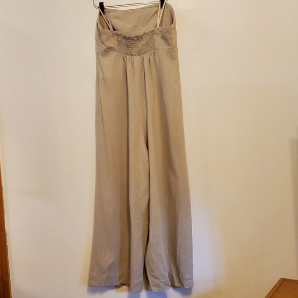 Urban Outfitters linen strapless wide-leg jumpsuit - Picture 8 of 16